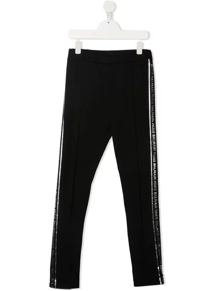 Spodnie dziecięce Balmain czarne