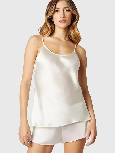 Шелковые женские шортики чорні