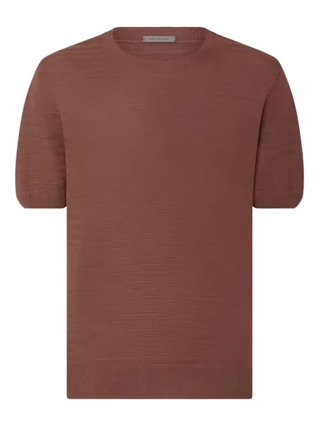 Tricou Corneliani lung maro