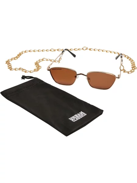 Urban Classics Ochelari de soare Kalymnos maro / auriu gri