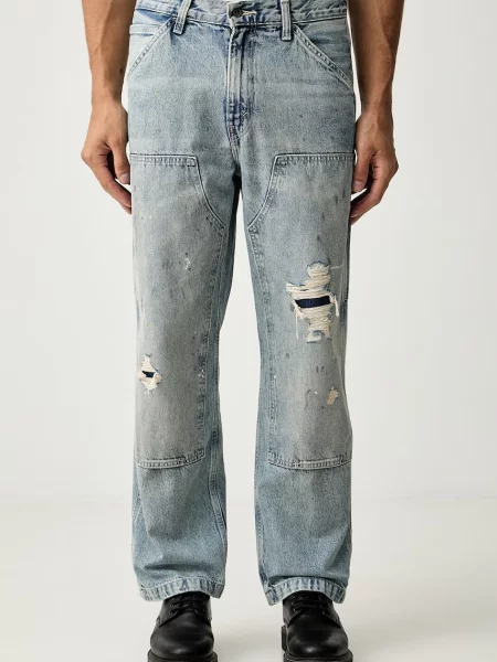 Levi's blugi loose pentru bărbați LOOSE STRT DBL KNEE albastru