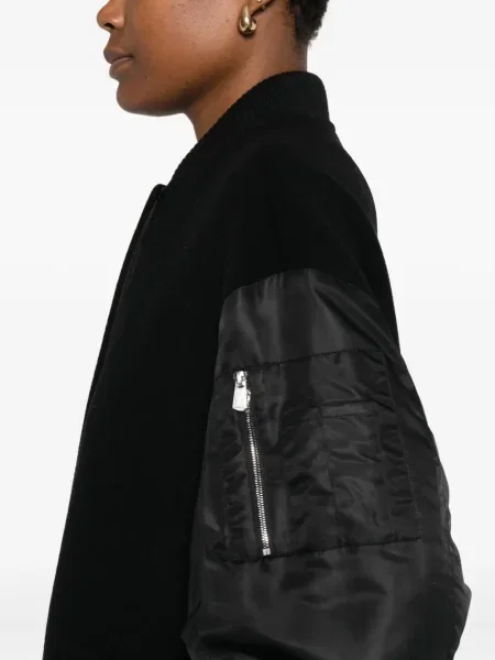 Palton Pinko din satin negru