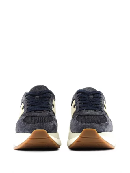 Sneakerși Hogan din piele de căprioară albastru