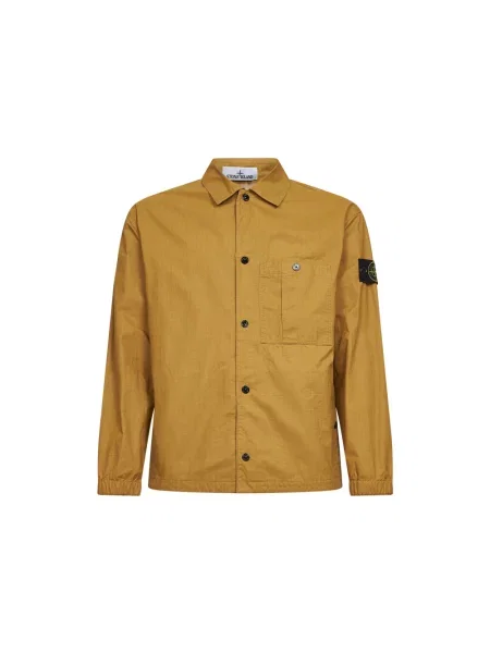 Lekka kurtka Stone Island z kamieniami żółta