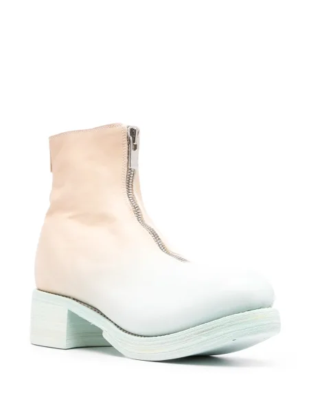 Cizme scurte Guidi cu gradient verde
