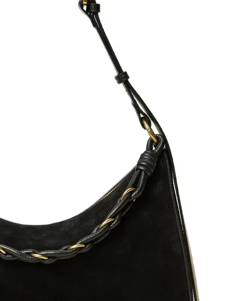 Colier Twinset țesut negru