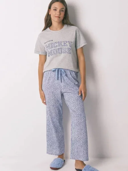 Пижама women'secret дамска от сиво