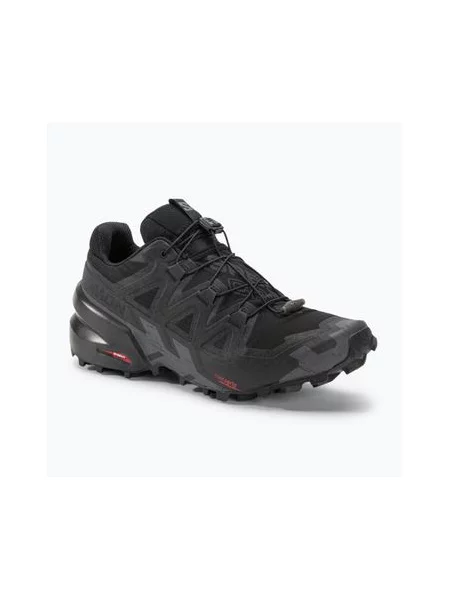 Кросівки для бігу Salomon Speedcross 6 black/black/phantom чорні