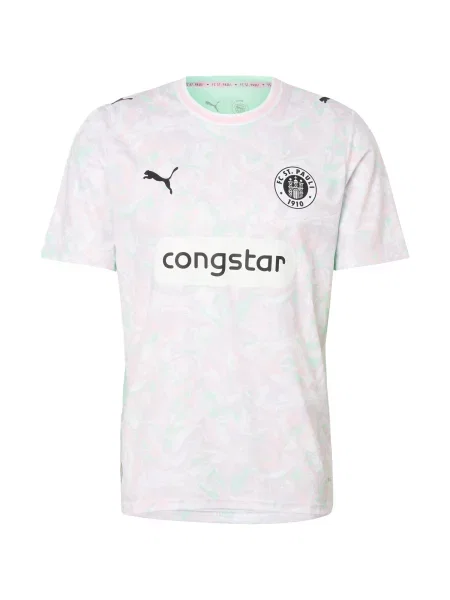 PUMA Tricou funcțional verde mentă / roz / negru alb