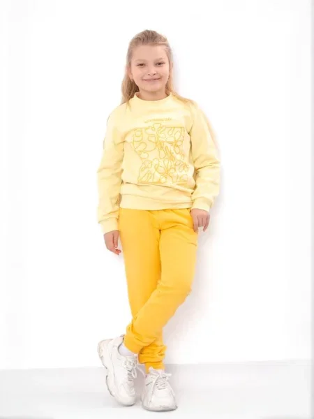 Дитячий Спортивний костюм Носи своє жовтий