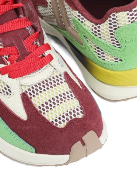Sneakerși Lanvin plasă roșu