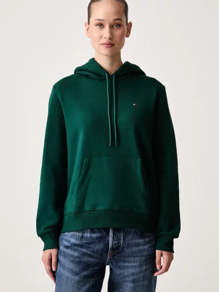 Tommy Jeans hanorac pentru femei cu verde