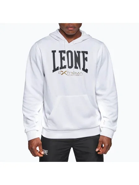 Тренировъчен суитшърт LEONE Лого бяло