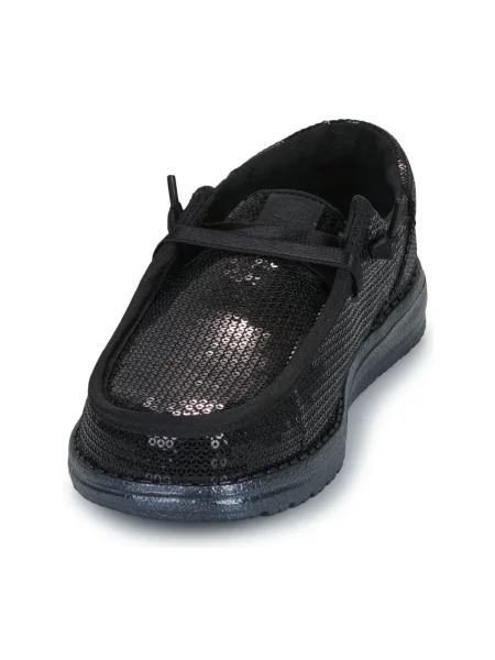 Pantofi Heydude cu paiete negru