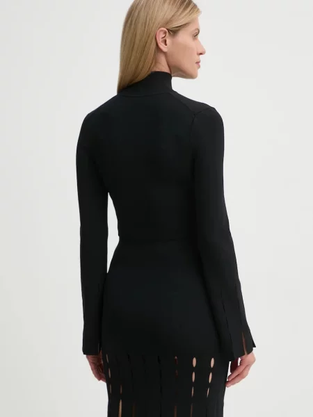 Nanushka cardigan IZAN negru