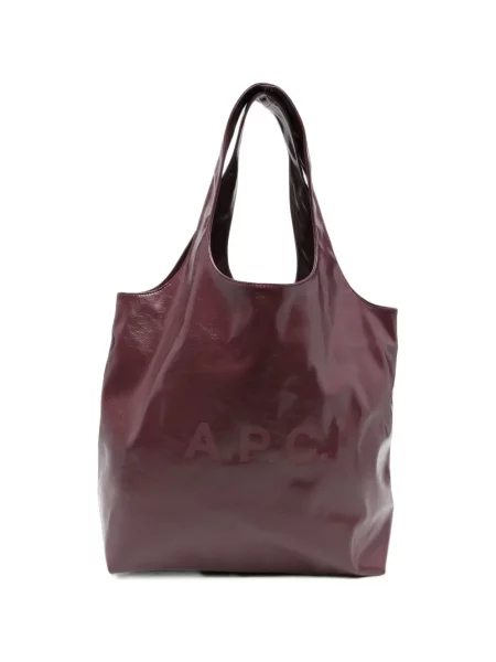 Geantă shopper A.p.c. cu imagine roșu