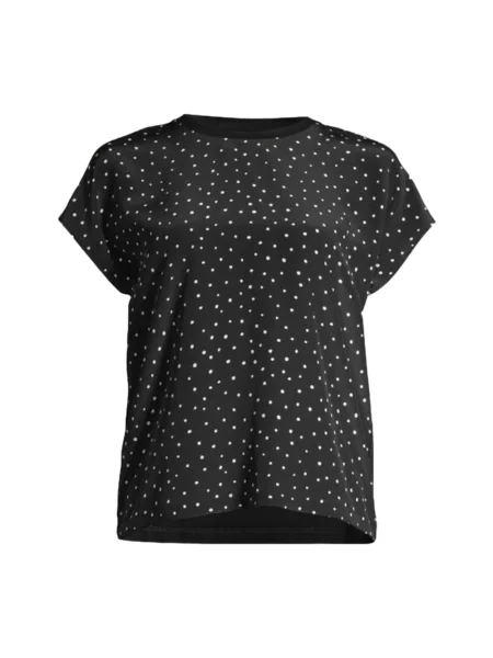 Jedwabna koszulka Max Mara Studio czarna