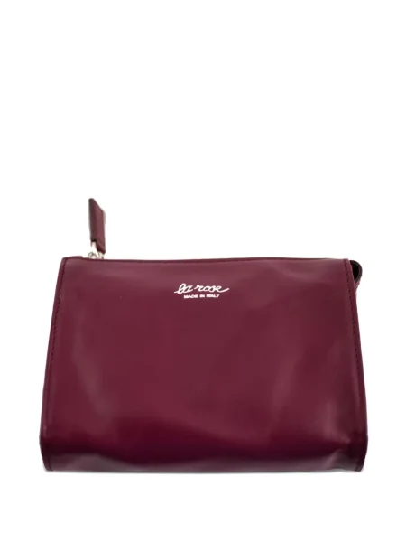 Geanta de piele La Rose din piele violet