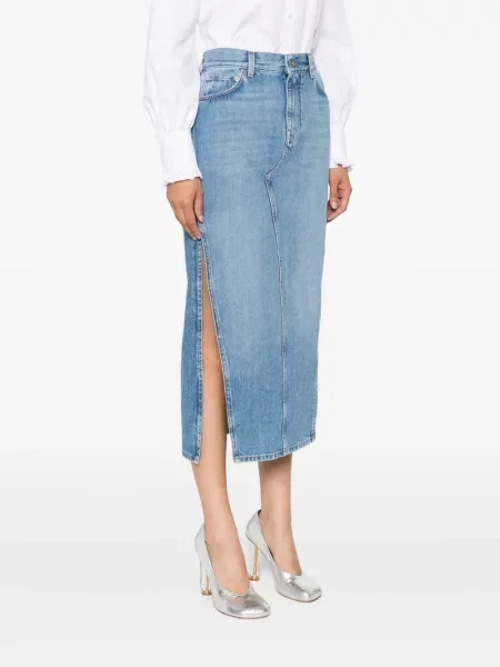 Fustă din denim Givenchy albastru