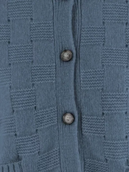 Cardigan Allude tricotate albastru