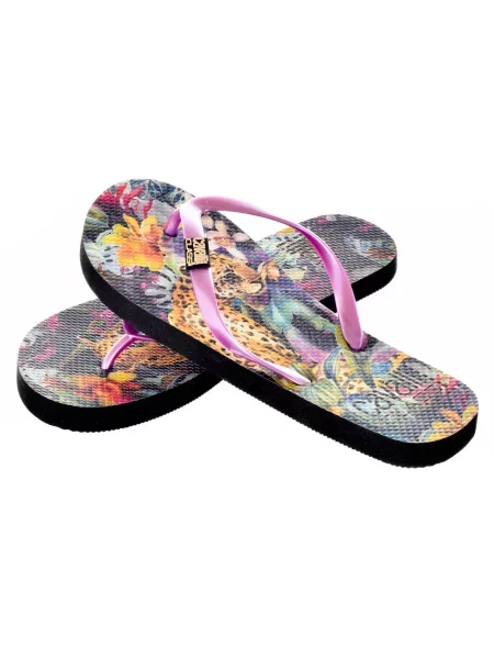 Papuci Cavalli Class Sport negru