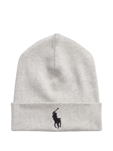 Șapcă Polo Ralph Lauren cu broderie din țesătură twill în carouri albastru