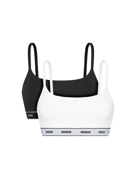 HUGO Набір з 2 бюстгальтерів-топів Twin Кольоровий