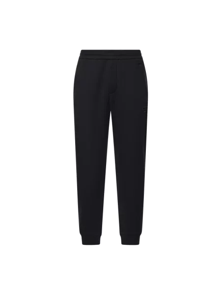 Spodnie dresowe Emporio Armani z logo czarne