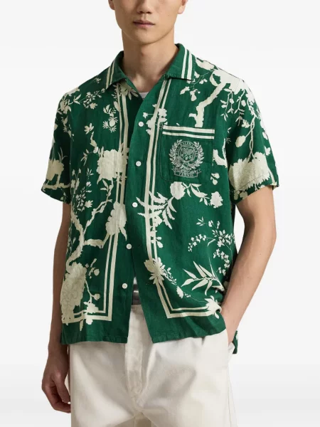 Șapcă Polo Ralph Lauren de mătase cu dungi cu cataramă albastru