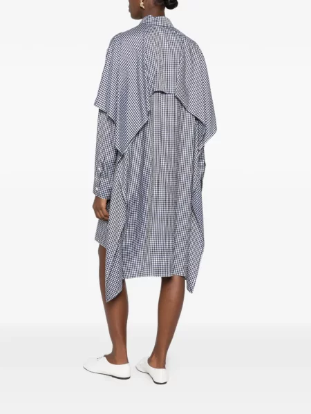 Rochie tip cămașă Loewe drapată albastru