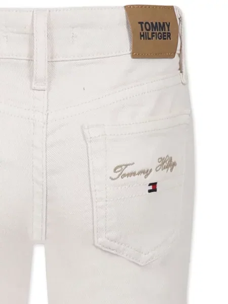 Jeansy dzwony dziecięce Tommy Hilfiger białe