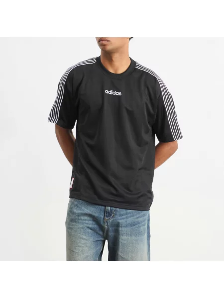 Koszulka adidas Stripe Jersey Black S czarna