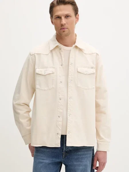 Tommy Jeans koszula beżowa
