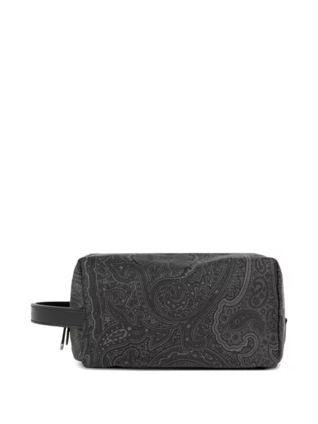 Geantă Etro cu imagine cu model paisley negru