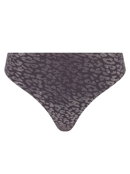 Chantelle Kalhotky string Soft Stretch Tmavomodrá černé