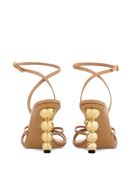 Sandale Ferragamo zlatna