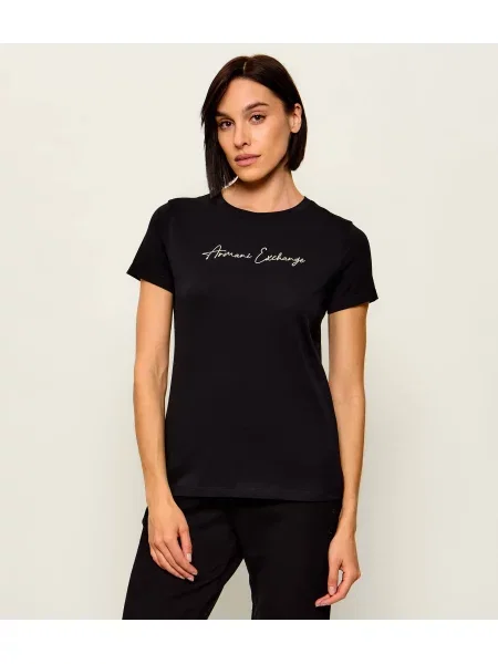 Armani Exchange Tricou negru