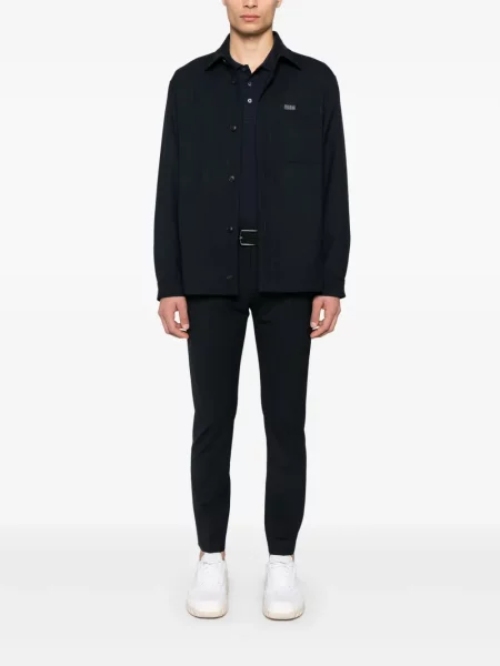Pantaloni Pt Torino plisate albastru