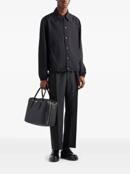 Geacă Prada de lână negru