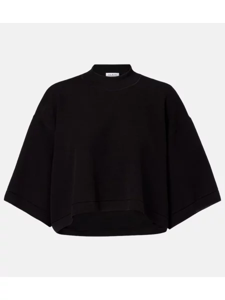 Cropp tricou Alaïa negru