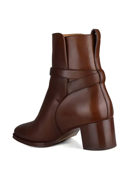 Dirželis auliniai batai Lauren Ralph Lauren su sagtimis ruda