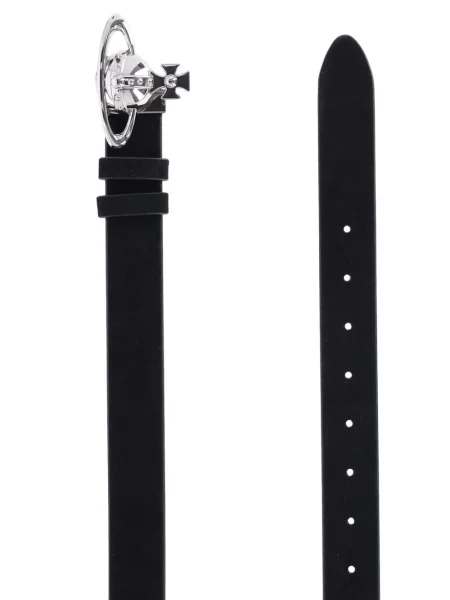 Curea Vivienne Westwood cu cataramă negru