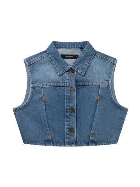 Kamizelka jeansowa Daily Paper bez rękawów niebieska