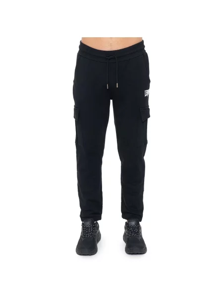 Pantaloni cargo Leone 1947 cu autograf negru