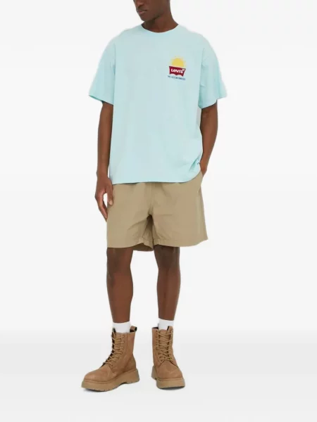 Pulover Levi's® cu autograf cu cordon cu 5 buzunare alb