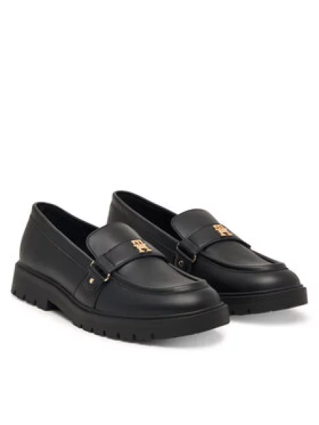 Dětské polobotky Tommy Hilfiger černé