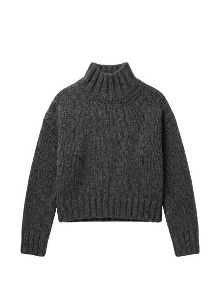 Sweter Roberto Collina chunky szary