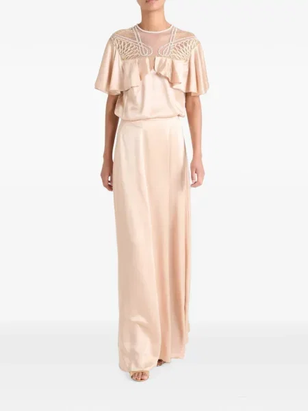 Fusta maxi Temperley London din satin
