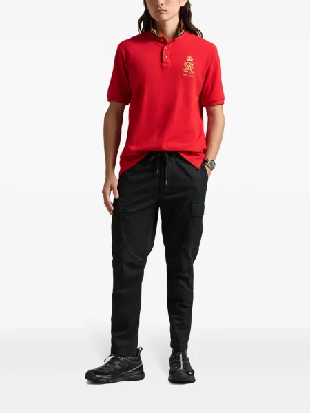 Polo Polo Ralph Lauren cu imagine de lână de costum verde