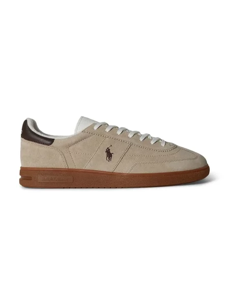 Polo Ralph Lauren sneakers din piele întoarsă Mdrn Trn bej